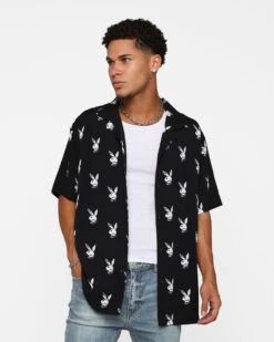 Playboy X Culture Kings Chrome Party Shirt Black