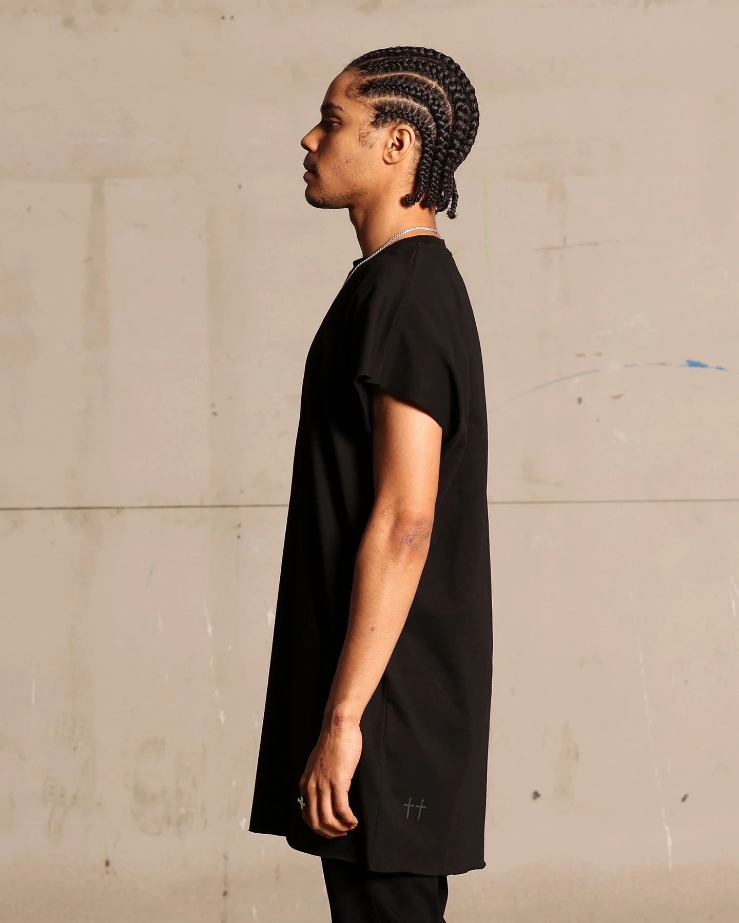 Saint Morta Cutoff Bat T-Shirt Black 7 Saint Morta Cutoff Bat T-Shirt Black - Image 6