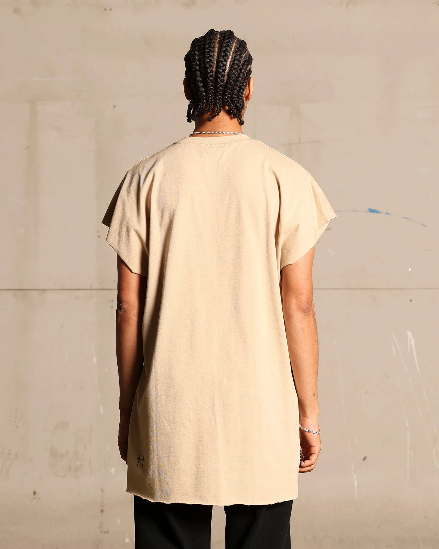 Saint Morta Cutoff Bat T-Shirt Stone 6 Saint Morta Cutoff Bat T-Shirt Stone - Image 4