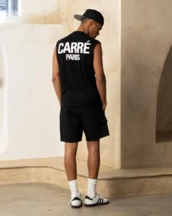 Carre Revolution Muscle T-Shirt Black 17 Carre Revolution Muscle T-Shirt Black -Champioe Style 02044776 YB001 mens 0080
