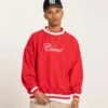 Carre Royal Oversized Crewneck Red