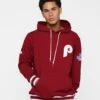New Era Philadelphia Phillies Logo Select Hoodie Red -Champioe Style 02044906 YR001 mens 0010