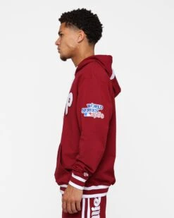 New Era Philadelphia Phillies Logo Select Hoodie Red -Champioe Style 02044906 YR001 mens 0070