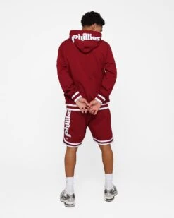 New Era Philadelphia Phillies Logo Select Hoodie Red -Champioe Style 02044906 YR001 mens 0080