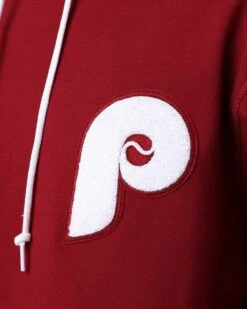 New Era Philadelphia Phillies Logo Select Hoodie Red -Champioe Style 02044906 YR001 mens 0090