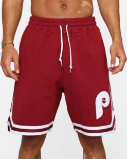 New Era Philadelphia Phillies Logo Select Shorts Red -Champioe Style 02044907 YR001 mens 0070