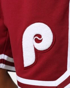 New Era Philadelphia Phillies Logo Select Shorts Red -Champioe Style 02044907 YR001 mens 0090