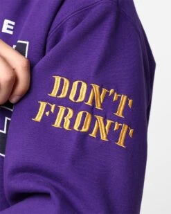 X-Large Hockey Crewneck Sweatshirt Purple -Champioe Style 02044975 YP200 mens 0070