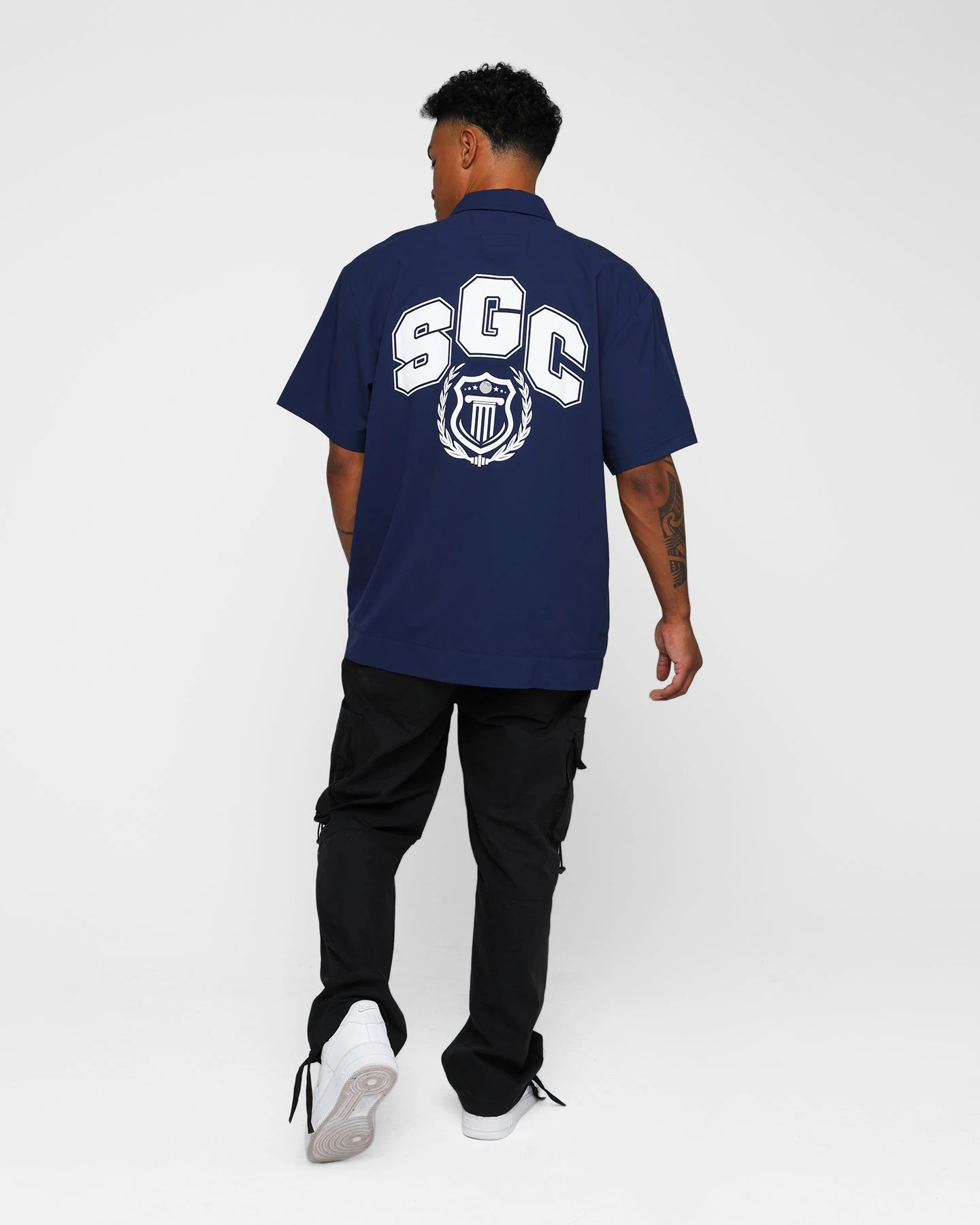 Students Golf Baker Cabana Shirt Navy 10 Students Golf Baker Cabana Shirt Navy - Image 8