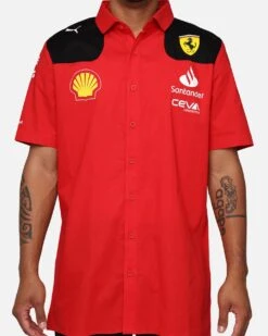 Puma X Scuderia Ferrari Team Shirt Rosso Corsa -Champioe Style 02045189 YR255 mens 0040