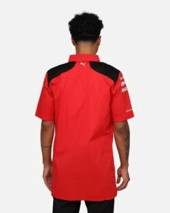 Puma X Scuderia Ferrari Team Shirt Rosso Corsa -Champioe Style 02045189 YR255 mens 0050