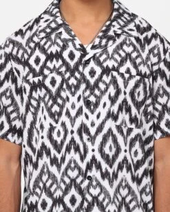 XXIII Horizon Button Up Shirt Black/White -Champioe Style 02045286 YB012 mens 0030