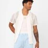 XXIII Franjo Knit Button Up Shirt Off White 2 XXIII Franjo Knit Button Up Shirt Off White -Champioe Style 02045294 YO007 mens 0010