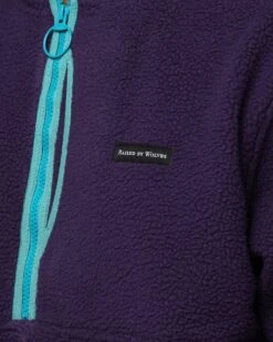 Raised By Wolves Sherpa Fleece Half-Zip Pullover Aubergine -Champioe Style 02045345 YA021 default 0070