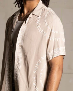 Saint Morta Erebos Short Sleeve Shirt Stone -Champioe Style 02045382 YS400 mens 000070