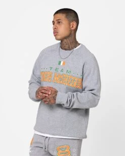 Goat Crew X UFC Conor McGregor Team McGregor Crewneck Grey 16 Goat Crew X UFC Conor McGregor Team McGregor Crewneck Grey -Champioe Style 02045450 YQ001 mens 0070