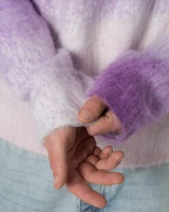 MNML Brushed Gradient Sweater Purple -Champioe Style 02045481 YP200 mens 00060