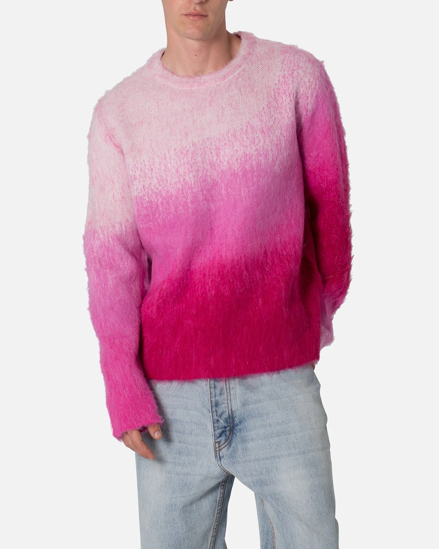 MNML Brushed Gradient Sweater Pink 7 MNML Brushed Gradient Sweater Pink - Image 5