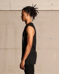 Saint Morta Shadow King Muscle T-Shirt Black -Champioe Style 02045583 YB001 mens 0060