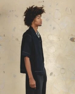 404 Form And Function Button Up Shirt Black -Champioe Style 02045607 YB001 mens 0000060