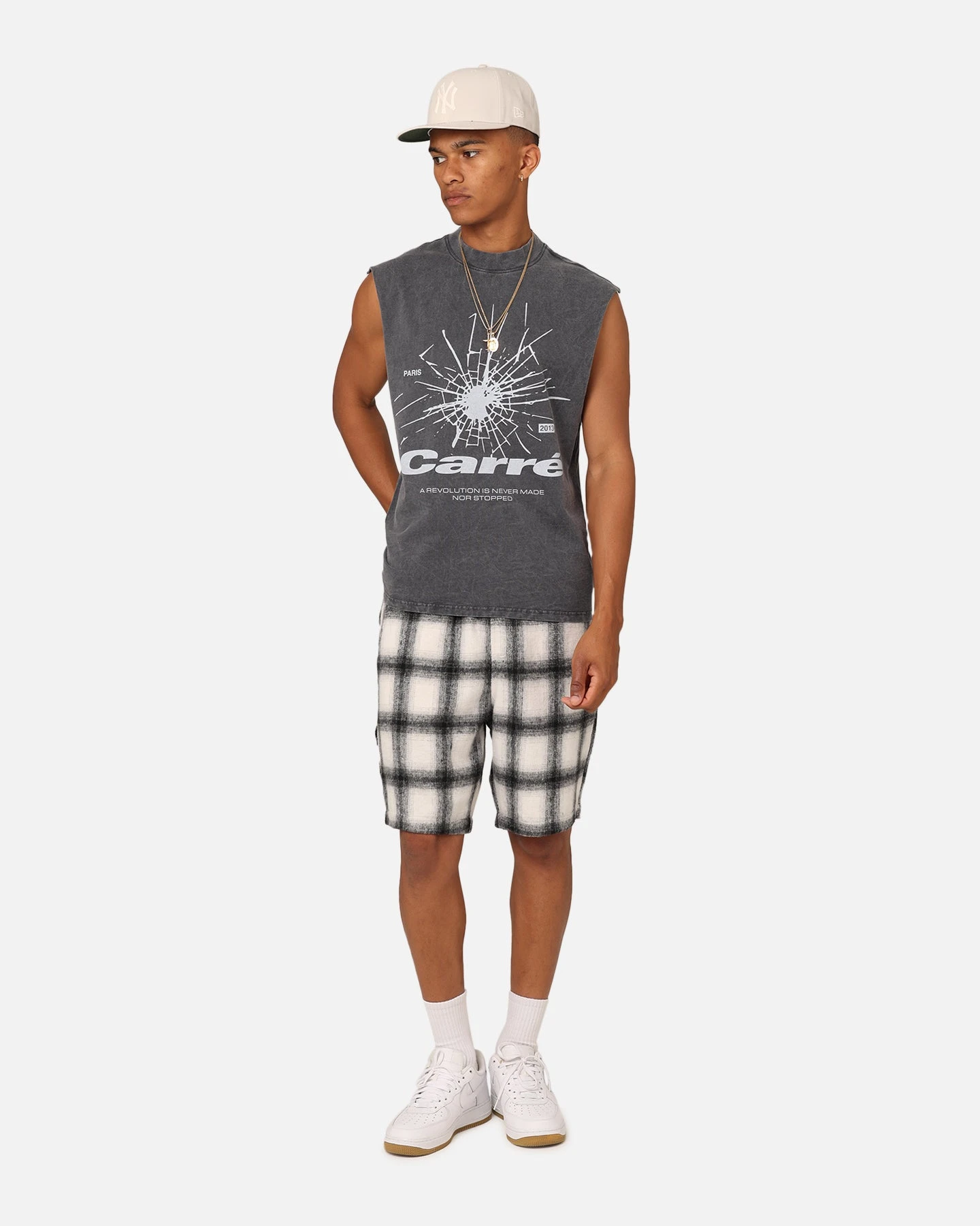 Carre Blast Muscle T-Shirt Vintage Grey 4 Carre Blast Muscle T-Shirt Vintage Grey - Image 2