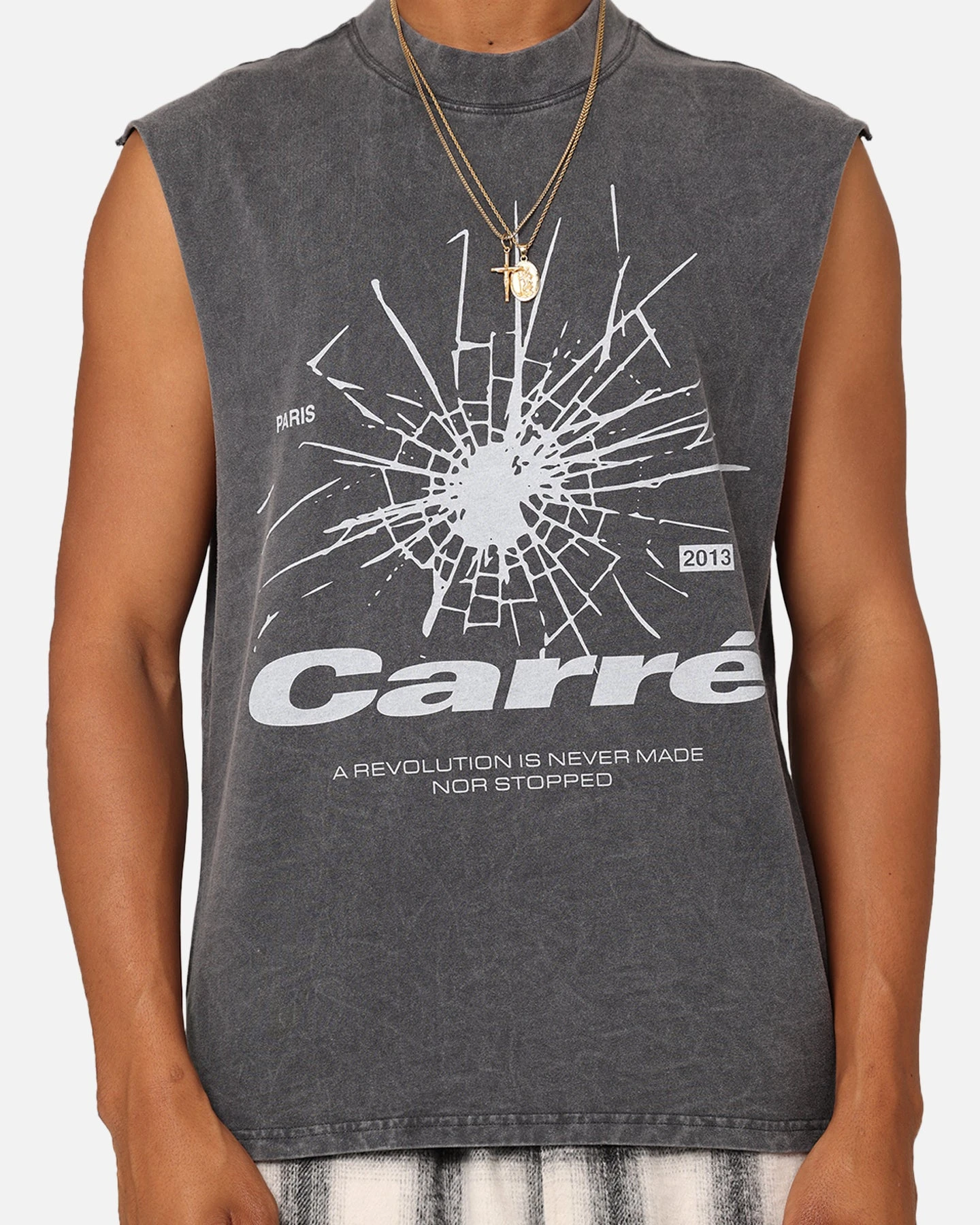 Carre Blast Muscle T-Shirt Vintage Grey 5 Carre Blast Muscle T-Shirt Vintage Grey - Image 3