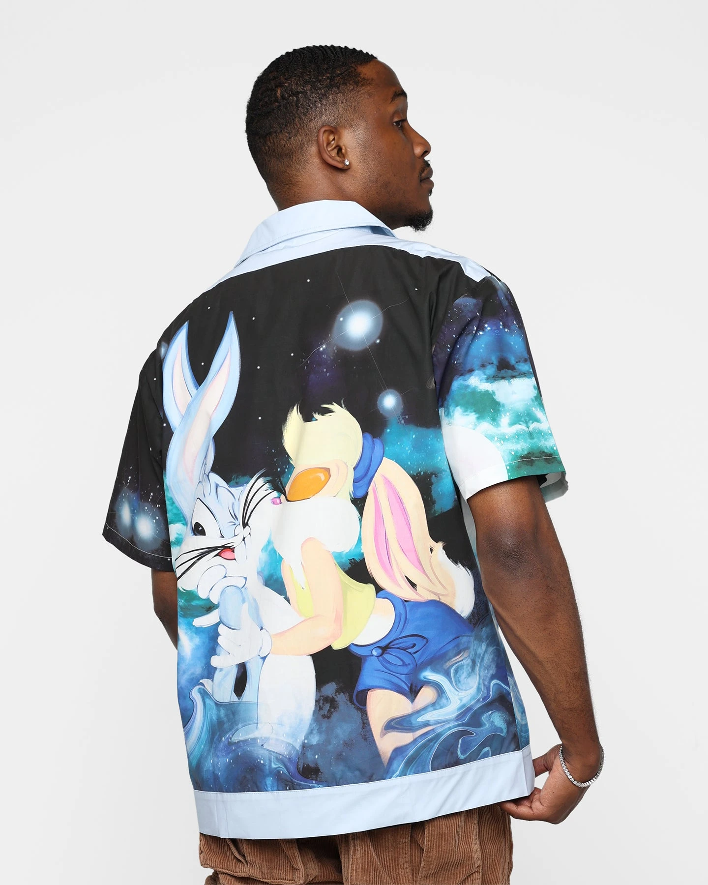 Renowned LA X Looney Tunes Love In The Hare Button Up T-Shirt Multi 4 Renowned LA X Looney Tunes Love In The Hare Button Up T-Shirt Multi - Image 2