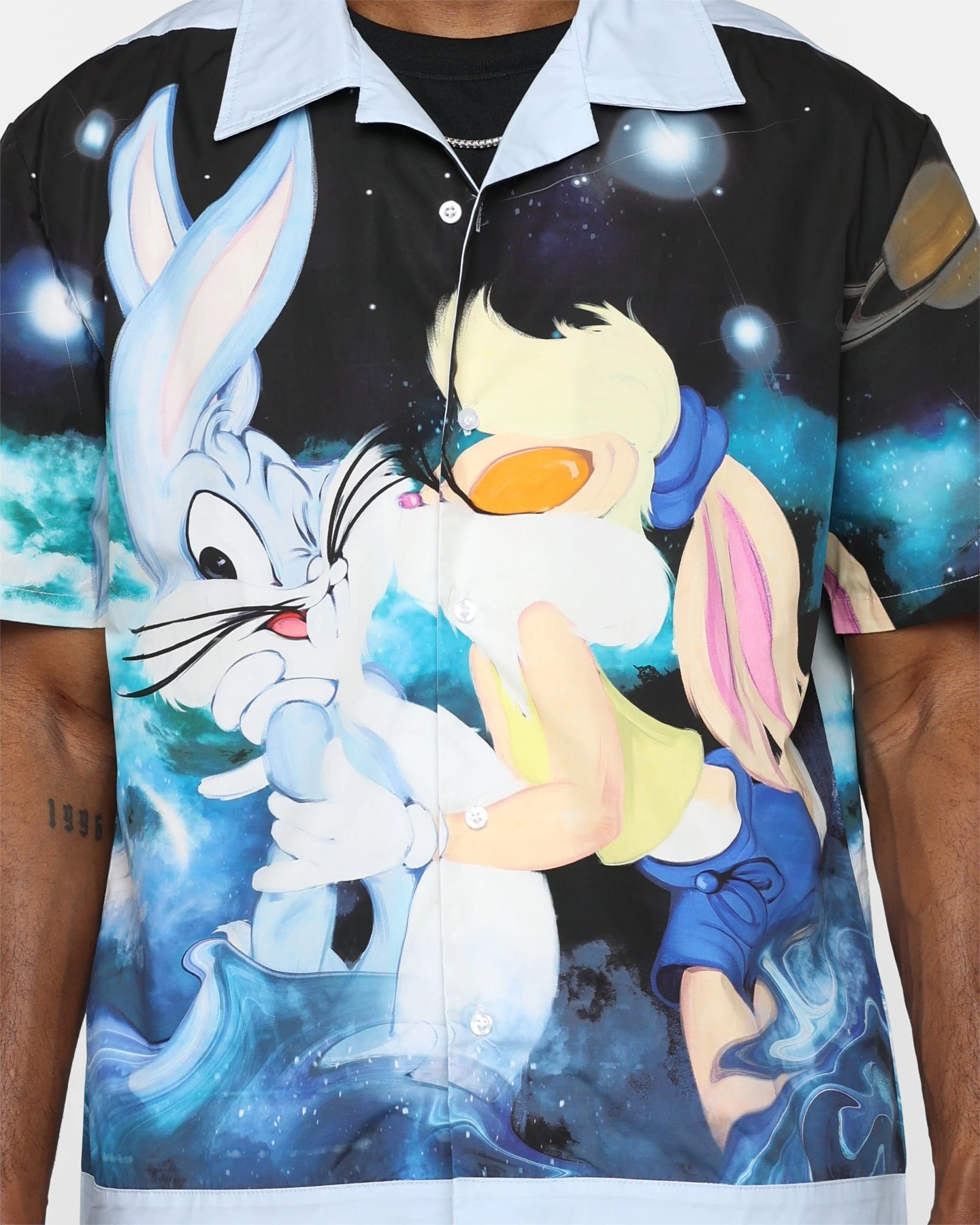 Renowned LA X Looney Tunes Love In The Hare Button Up T-Shirt Multi 6 Renowned LA X Looney Tunes Love In The Hare Button Up T-Shirt Multi - Image 4