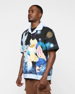 Renowned LA X Looney Tunes Love In The Hare Button Up T-Shirt Multi 16 Renowned LA X Looney Tunes Love In The Hare Button Up T-Shirt Multi -Champioe Style 02045784 YM041 mens 0070