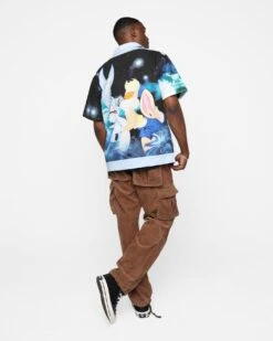 Renowned LA X Looney Tunes Love In The Hare Button Up T-Shirt Multi 17 Renowned LA X Looney Tunes Love In The Hare Button Up T-Shirt Multi -Champioe Style 02045784 YM041 mens 0080