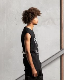 The Anti Order Kung Fu Panelled Singlet Black -Champioe Style 02045801 YB001 mens 0060