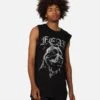 Saint Morta Fear Muscle T-Shirt Black/White -Champioe Style 02045805 YB012 mens 0010