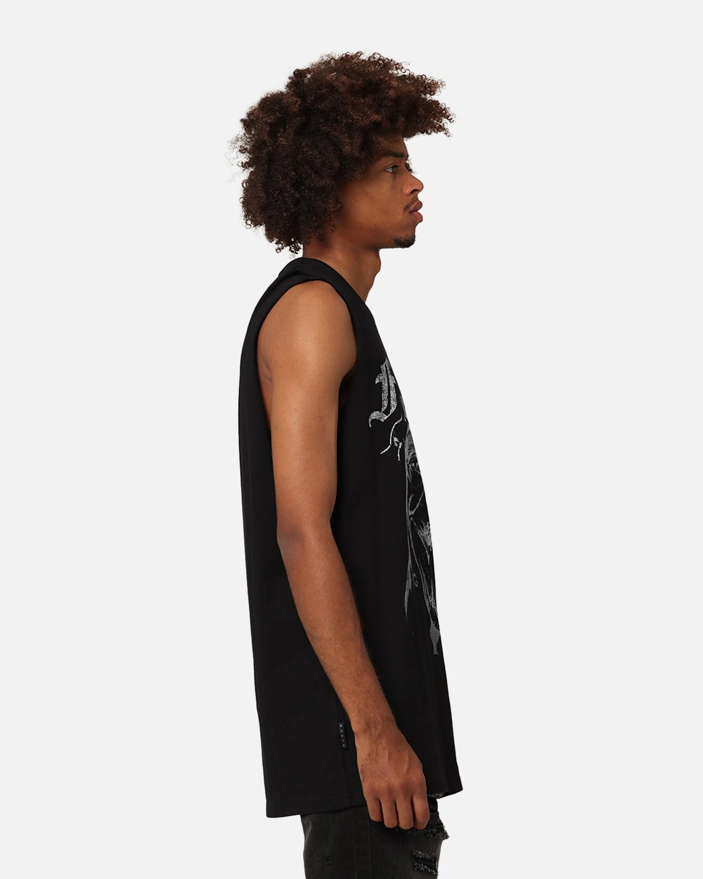 Saint Morta Fear Muscle T-Shirt Black/White 7 Saint Morta Fear Muscle T-Shirt Black/White - Image 5