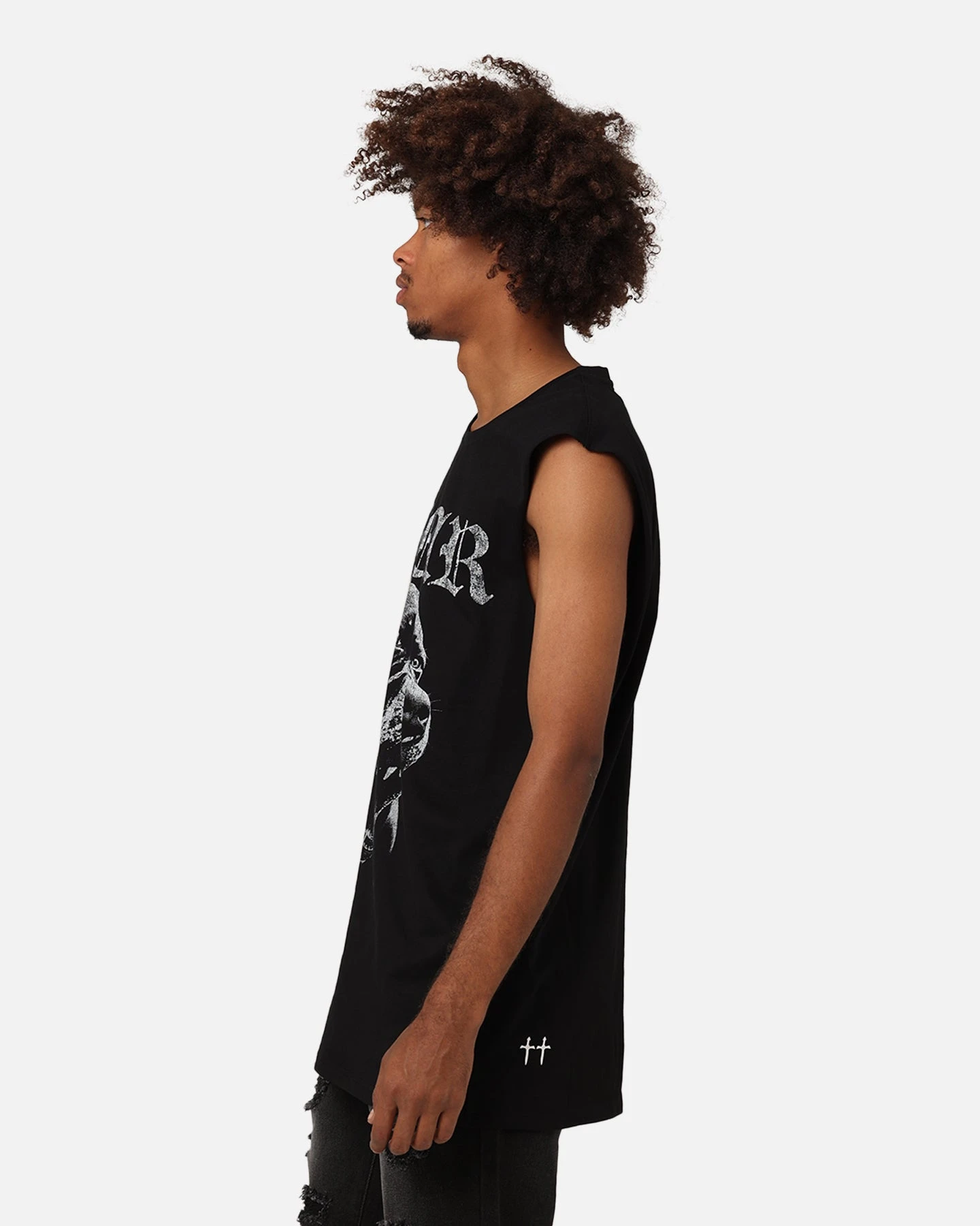 Saint Morta Fear Muscle T-Shirt Black/White 8 Saint Morta Fear Muscle T-Shirt Black/White - Image 6