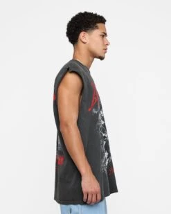 American Thrift X The Lord Of The Rings Nazgul Heavyweight Muscle T-Shirt Black Wash 15 American Thrift X The Lord Of The Rings Nazgul Heavyweight Muscle T-Shirt Black Wash -Champioe Style 02045835 YB295 default 0060