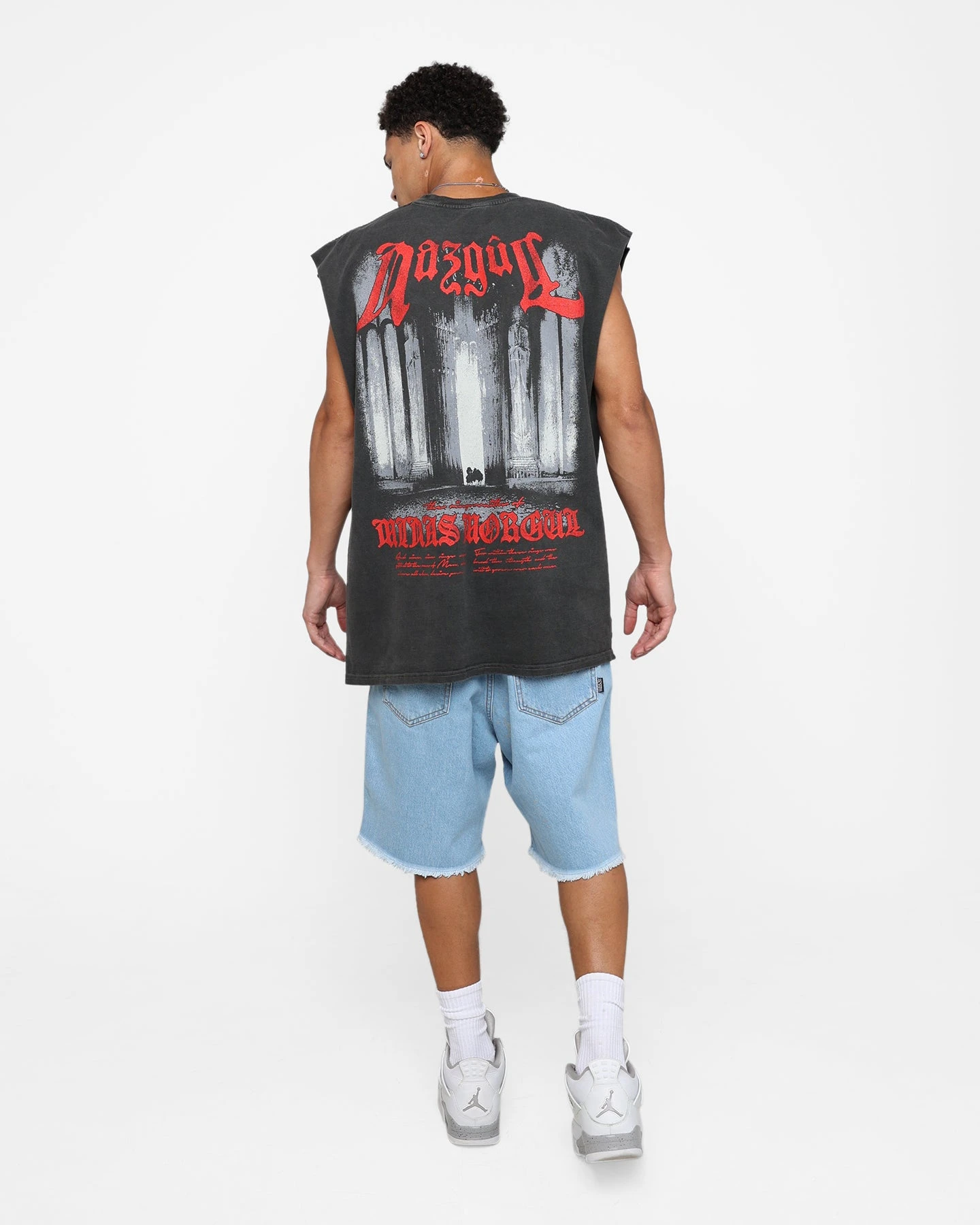 American Thrift X The Lord Of The Rings Nazgul Heavyweight Muscle T-Shirt Black Wash 10 American Thrift X The Lord Of The Rings Nazgul Heavyweight Muscle T-Shirt Black Wash - Image 8