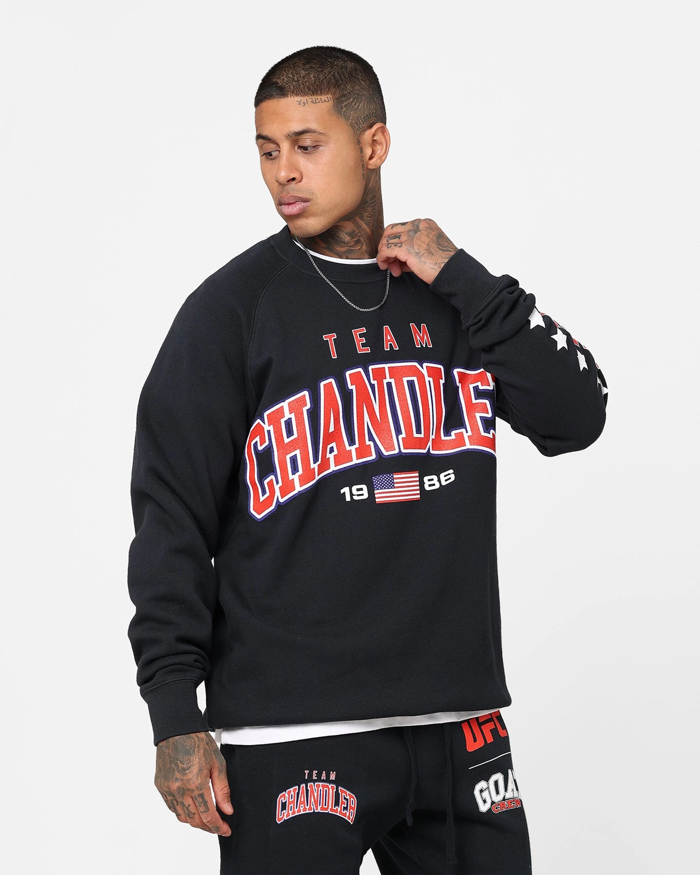 Goat Crew X UFC Michael Chandler Team Chandler Crewneck Navy 3 Goat Crew X UFC Michael Chandler Team Chandler Crewneck Navy