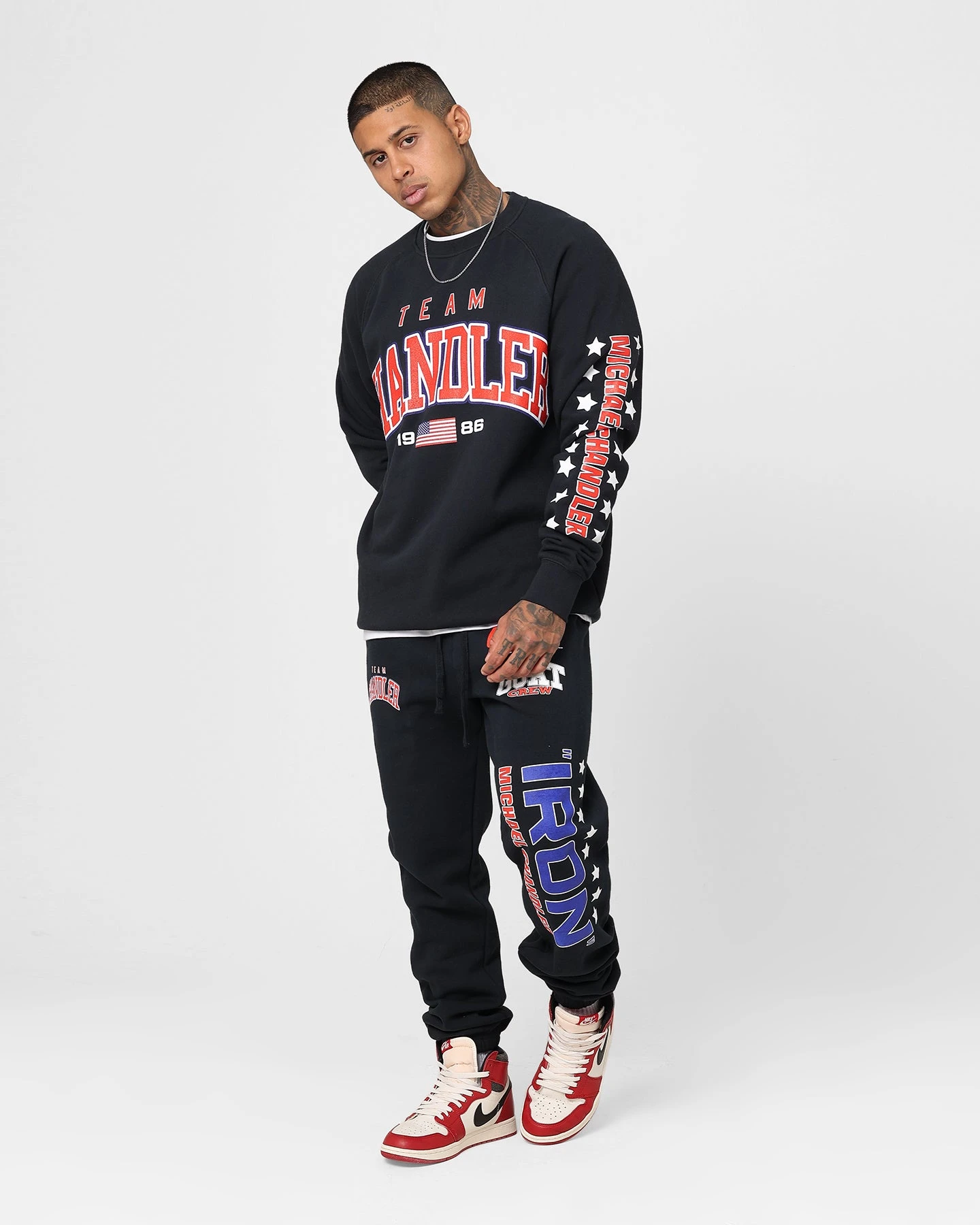 Goat Crew X UFC Michael Chandler Team Chandler Crewneck Navy 5 Goat Crew X UFC Michael Chandler Team Chandler Crewneck Navy - Image 3