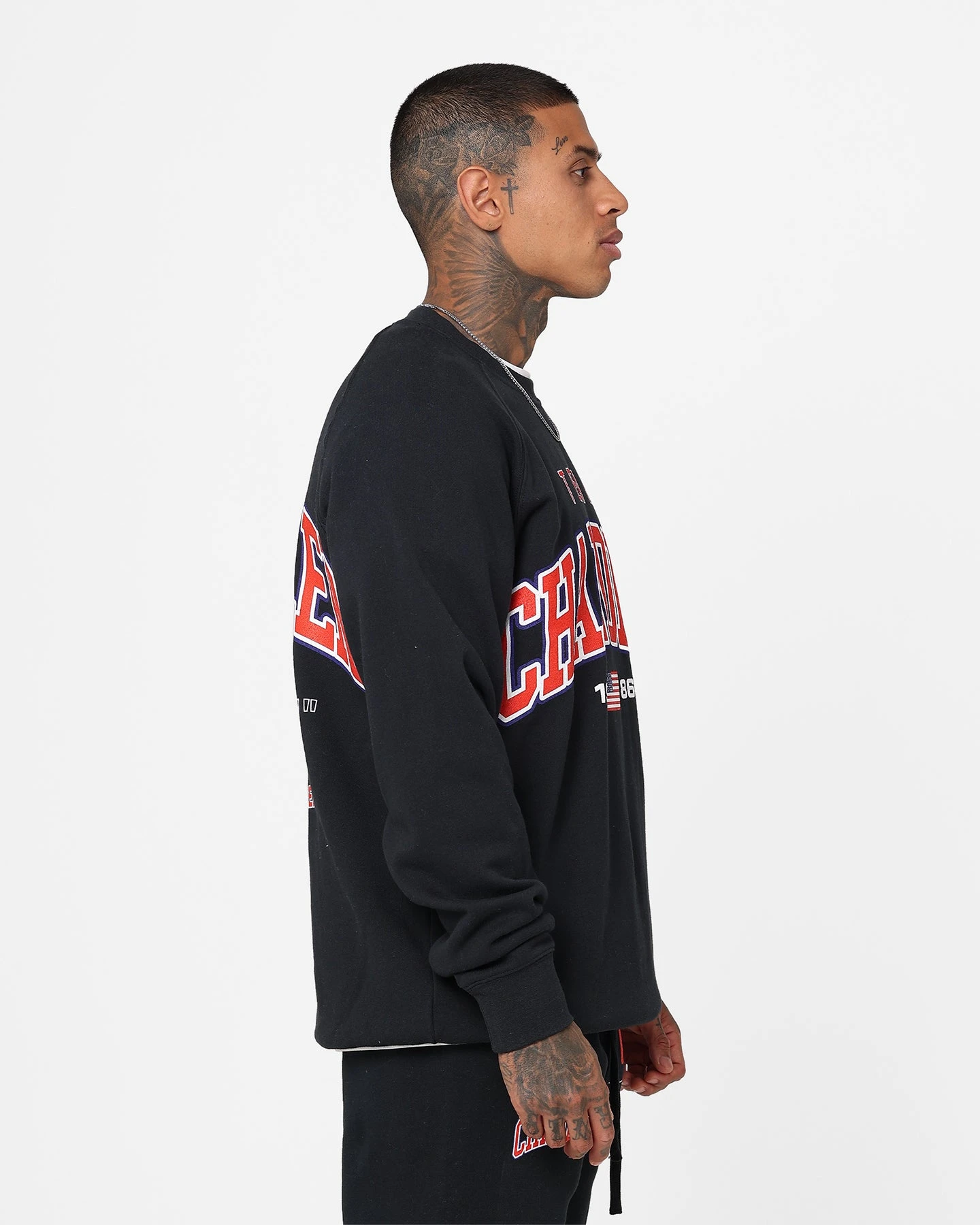 Goat Crew X UFC Michael Chandler Team Chandler Crewneck Navy 9 Goat Crew X UFC Michael Chandler Team Chandler Crewneck Navy - Image 7