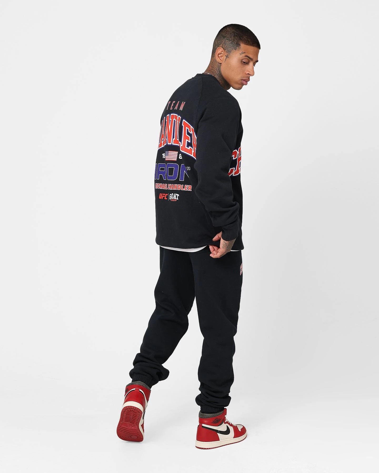 Goat Crew X UFC Michael Chandler Team Chandler Crewneck Navy 11 Goat Crew X UFC Michael Chandler Team Chandler Crewneck Navy - Image 9