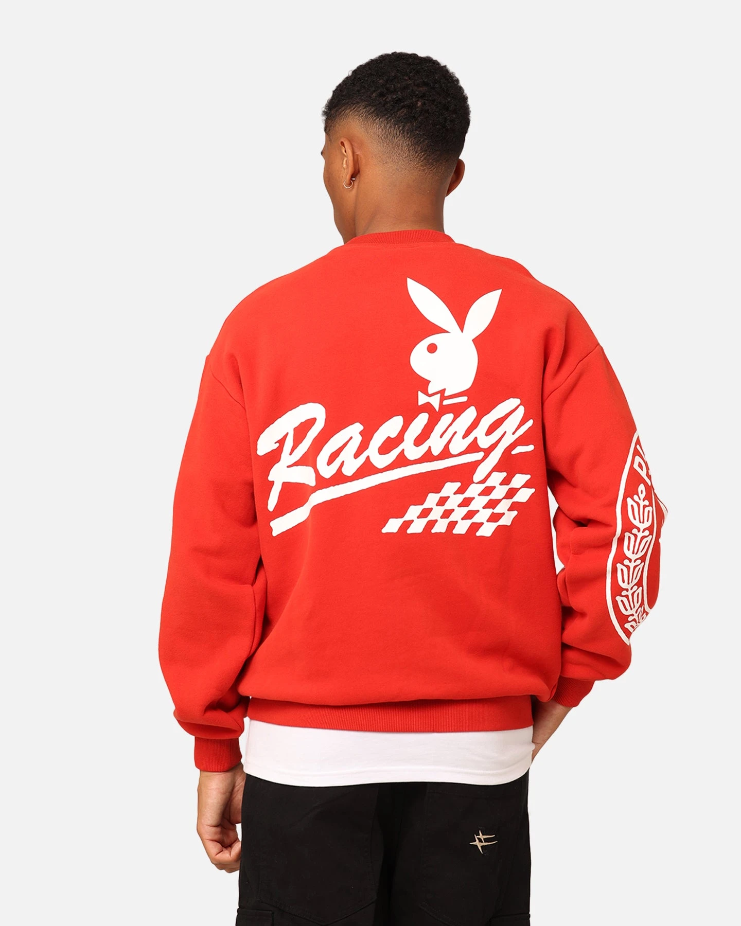 Playboy By Culture Kings Speedy Crewneck Red 4 Playboy By Culture Kings Speedy Crewneck Red - Image 2