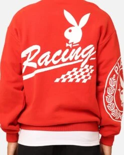 Playboy By Culture Kings Speedy Crewneck Red 15 Playboy By Culture Kings Speedy Crewneck Red -Champioe Style 02046310 YR001 mens 0050