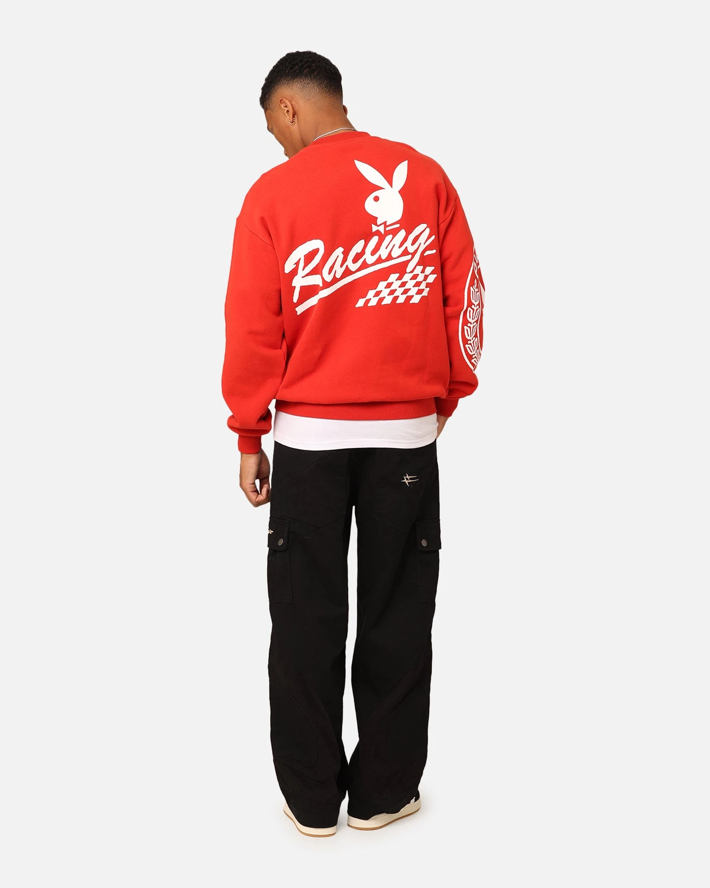 Playboy By Culture Kings Speedy Crewneck Red 10 Playboy By Culture Kings Speedy Crewneck Red - Image 8