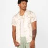 XXIII Anthony Button Up Shirt Cream/Red/White 1 XXIII Anthony Button Up Shirt Cream/Red/White -Champioe Style 02046518 YC070 mens 0010