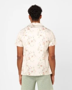 XXIII Anthony Button Up Shirt Cream/Red/White -Champioe Style 02046518 YC070 mens 0040