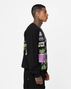 Goat Crew Moto X Mania Crewneck Black -Champioe Style 02046642 YB001 mens 0060