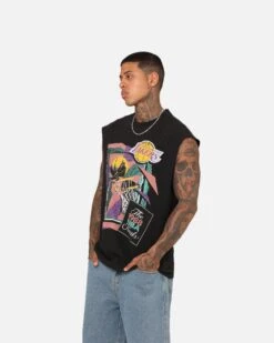 Mitchell & Ness Los Angeles Lakers 1988 Finals Muscle T-Shirt Black 13 Mitchell & Ness Los Angeles Lakers 1988 Finals Muscle T-Shirt Black -Champioe Style 02047028 YB001 mens 0060