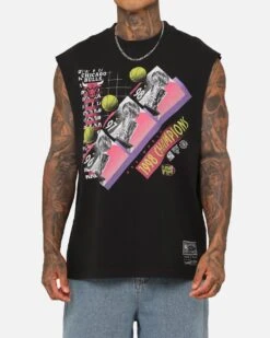 Mitchell & Ness Chicago Bulls 1998 Finals Muscle T-Shirt Black 10 Mitchell & Ness Chicago Bulls 1998 Finals Muscle T-Shirt Black -Champioe Style 02047031 YB001 mens 0030