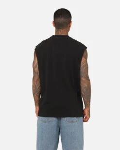 Mitchell & Ness Chicago Bulls 1998 Finals Muscle T-Shirt Black 11 Mitchell & Ness Chicago Bulls 1998 Finals Muscle T-Shirt Black -Champioe Style 02047031 YB001 mens 0040