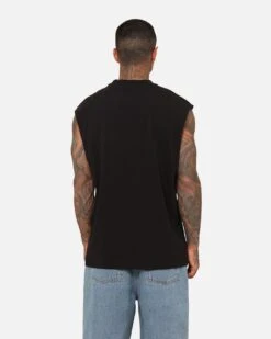 Mitchell & Ness Chicago Bulls Dennis Rodman Brush Off Muscle T-Shirt Black 11 Mitchell & Ness Chicago Bulls Dennis Rodman Brush Off Muscle T-Shirt Black -Champioe Style 02047037 YB001 mens 0040